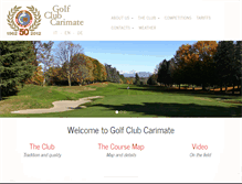 Tablet Screenshot of golfcarimate.it